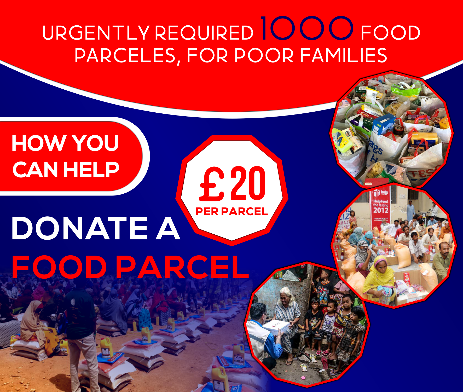Donate A Food Parcel to Poor