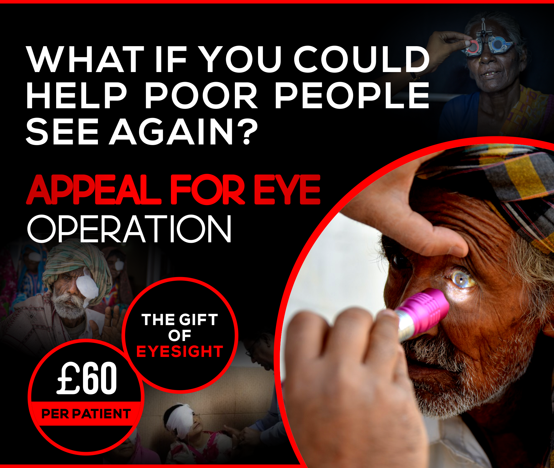 The gift of eyesight: £60