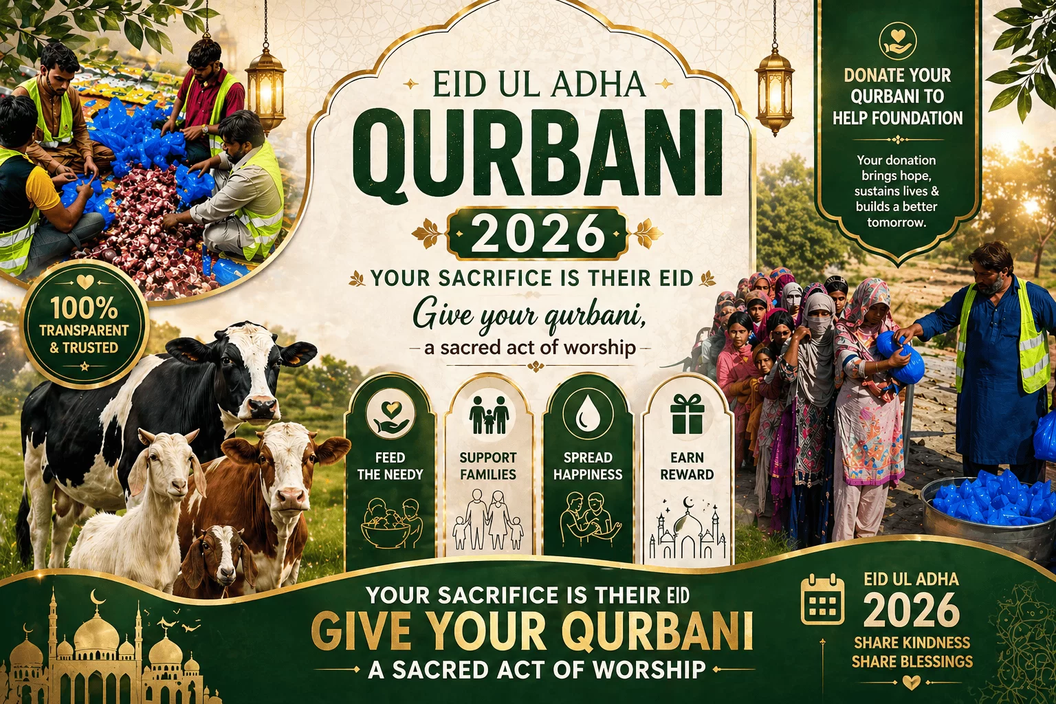 Qurbani donation campaign by Help Foundation UK
