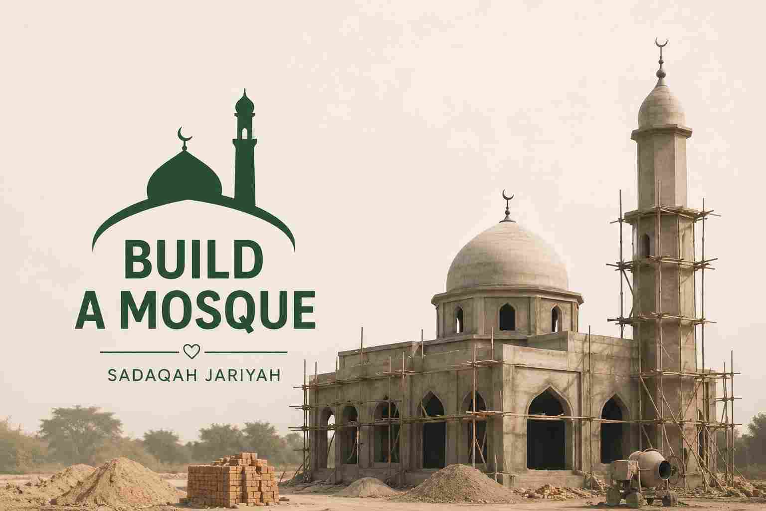 Mosque Construction Project supported by Help Foundation